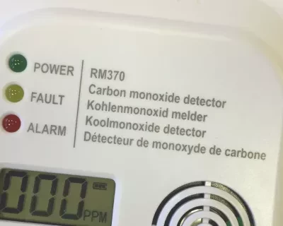 Co melder met digitaal display 